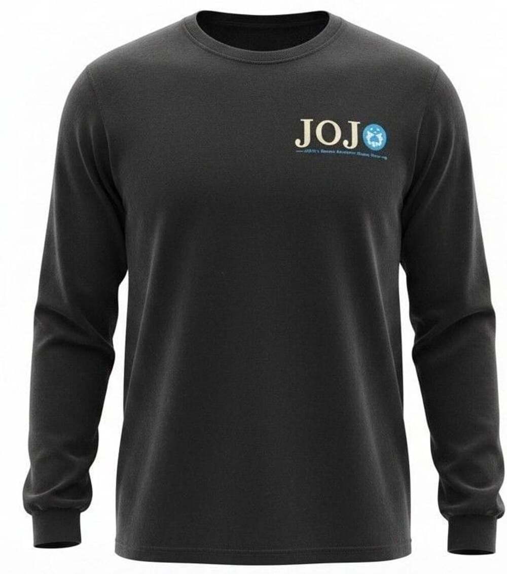 Ripple Junction JoJo's Bizarre Adventure Long Sleeve T-Shirt Black Sz M